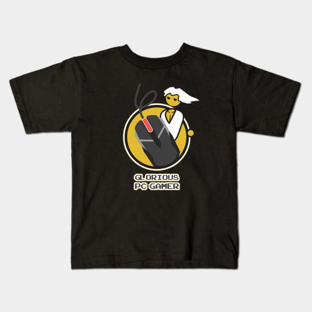 Glorious PC Gamer Kids T-Shirt by TeeMeerkatz